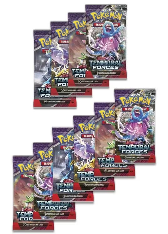10 Booster Pakker fra SV05 Temporal Forces — Inglés