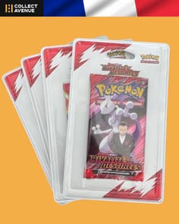 Pokémon - Artset 4 Boosters Blisters Rivalités Destinées EV10 - Version Française