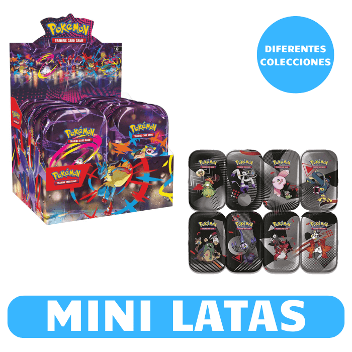 Pokémon Mini Lata Diferentes colecciones
