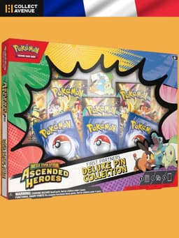 Pokémon - Coffret Pin's Deluxe Héros Transcendants ME2.5 - Version Française
