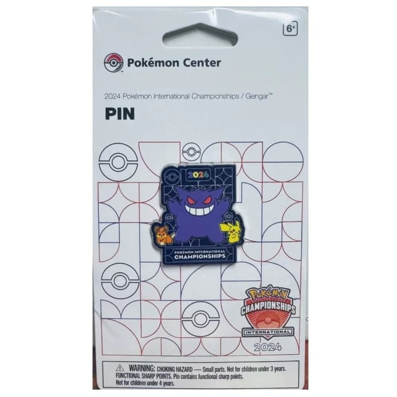 Pin Gengar - ChampionShips 2024 - Pokemon Center - Pin Pokemon Originales Tcg