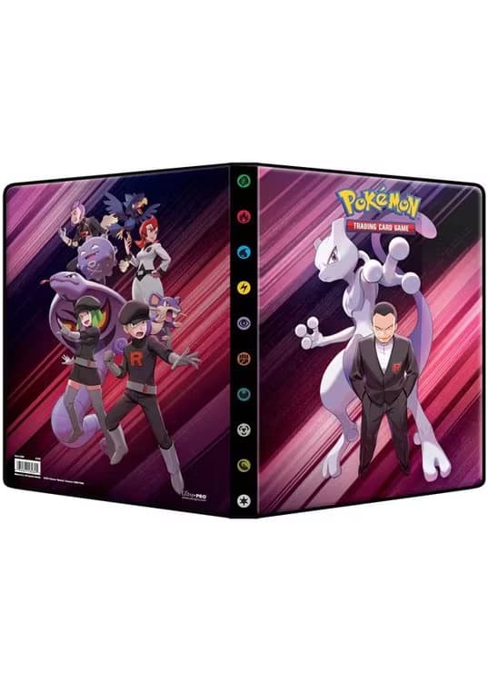 Stor mappe med pokemonmotiv (9 kort pr. side)(DRI)