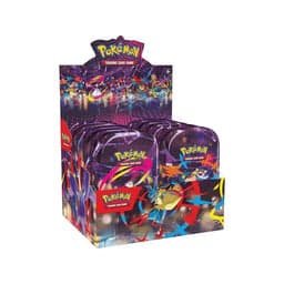 Display de minilatas Megaevolución · Mega Heroes
