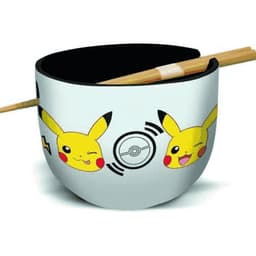 Cuenco de Ramen Pokémon Pikachu con Palillos