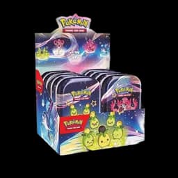 Paldean Fates Mini Tins Display — Inglés