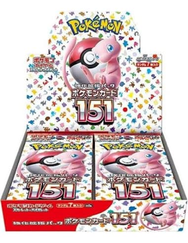 Pokémon 151: Caja de sobres (20 Sobres) Japonés