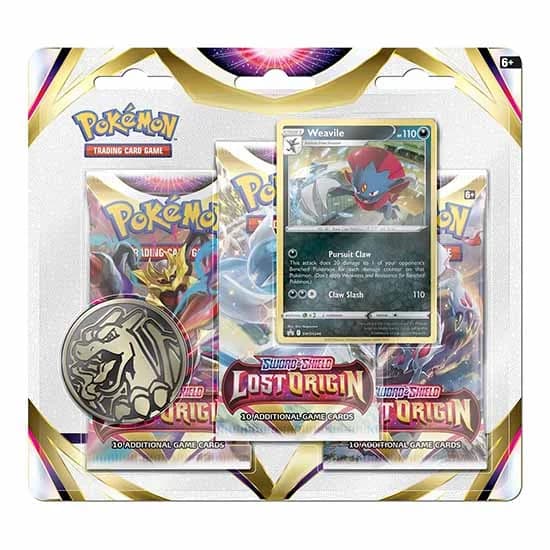 Blister 3 sobres Lost Origin [Weavile] - KuriGames TCG