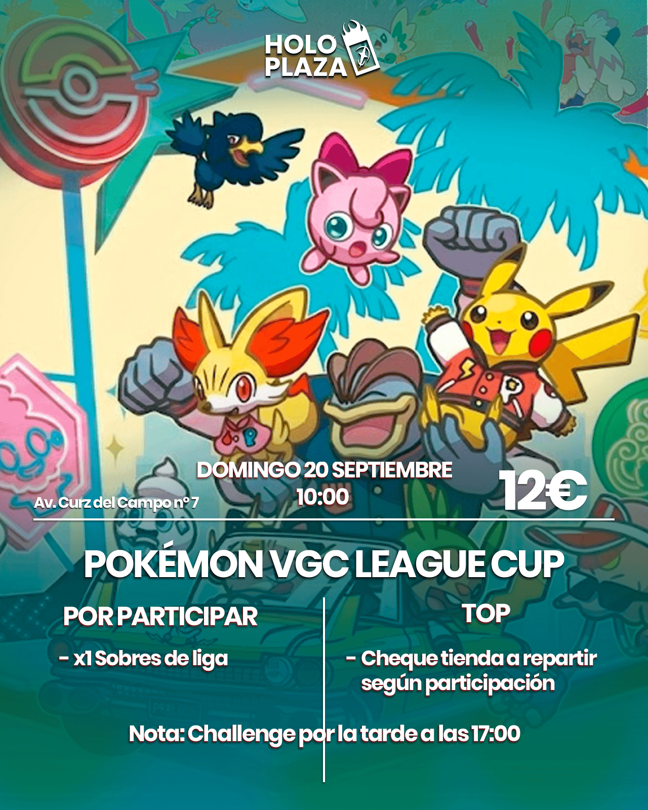 Pokémon VGC League CUP 20 Septiembre 10:00