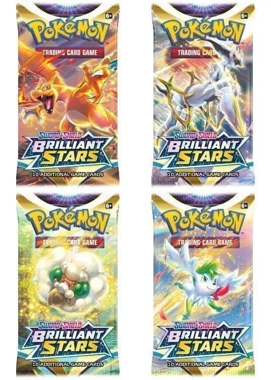Booster Pack full artwork set (4 stk.) fra SWSH Brilliant Stars — Inglés