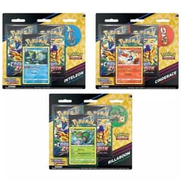 Pokémon Crown Zenith 3-pack Blister — Rillaboom — Inglés
