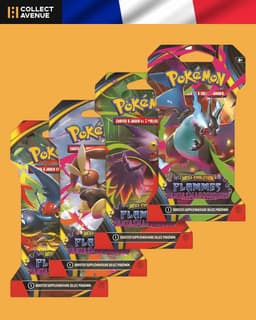 Pokémon - Artset 4 Boosters Blisters Flammes Fantasmagoriques ME02 - Version Française
