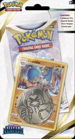 Pokémon TCG: Silver Tempest - Checklane Blister - Cranidos — Inglés