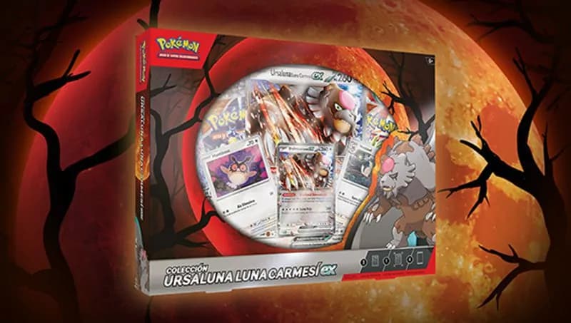 Pokémon Ursaluna Luna Carmesí EX (Castellano)