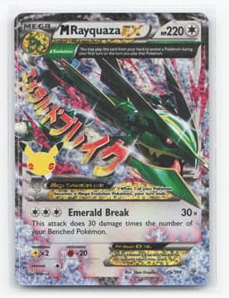 M Rayquaza-EX 76 - Celebrations: Classic Collection — Inglés