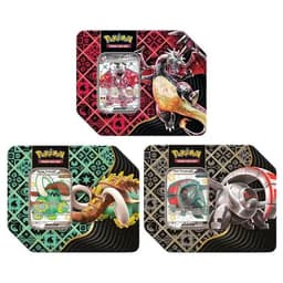 Pokémon Paldean Fates 5-Booster Tin — Set van 3 stuks — Inglés