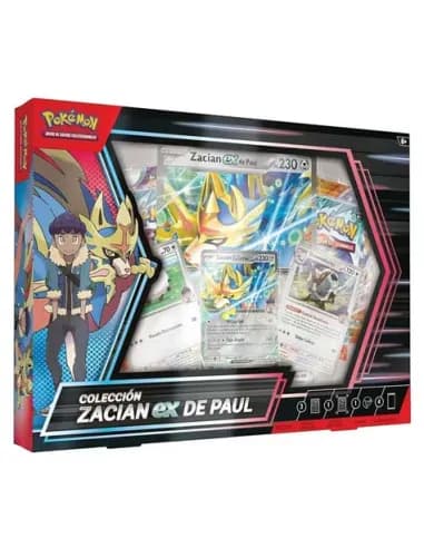 Blister Cartas Pokémon Colección Zacian EX de Paul