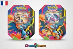 Pokémon - Lot de 2 Pokébox : Méga-Dracaufeu X EX & Méga-Dracaufeu Y EX