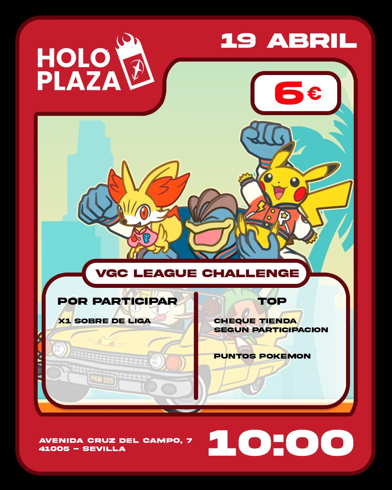 Pokémon VGC League Challenge 19 Abril