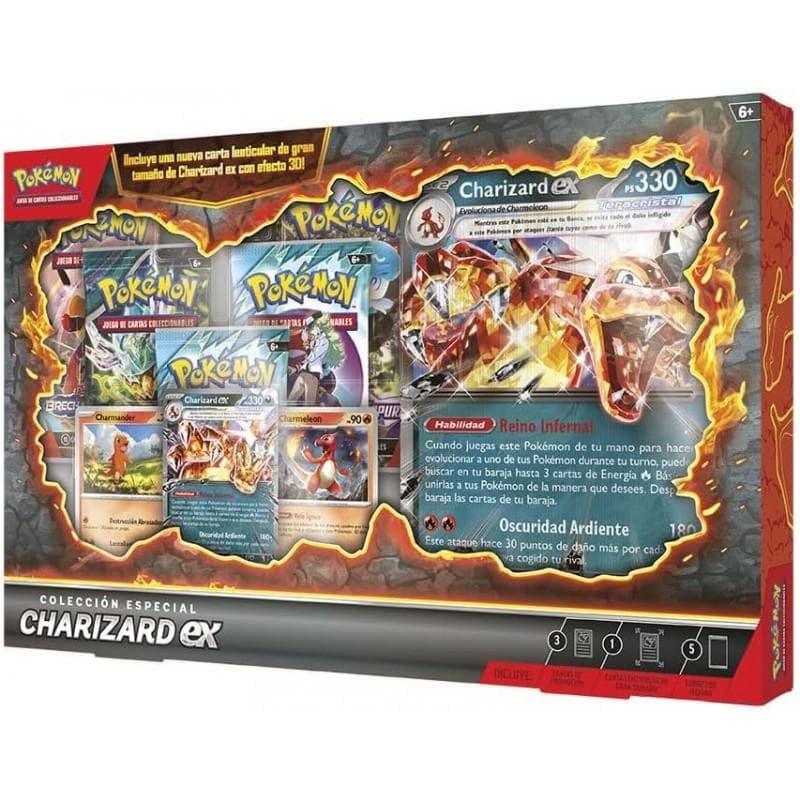 Blister Coleccionables Charizard Pokemon TCG ESPAÑOL