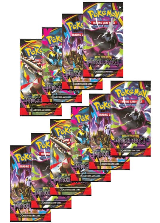 10 Booster Pakker fra ME05 Pitch Black — Inglés