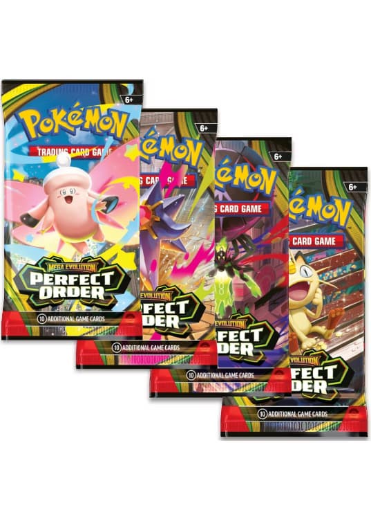 Booster Pack full artwork set (4 stk.) fra ME03 Perfect Order — Inglés