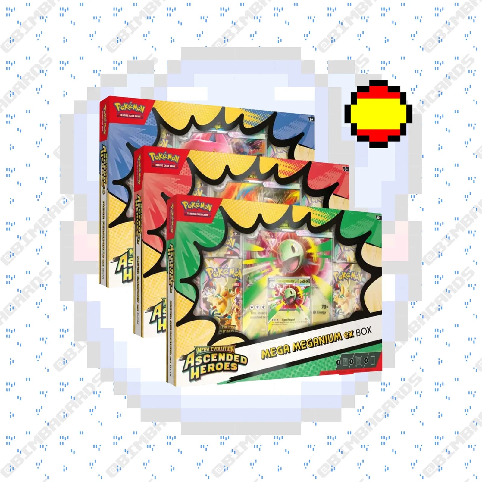 Heroes Ascendentes Premium Mega EX Box — Español