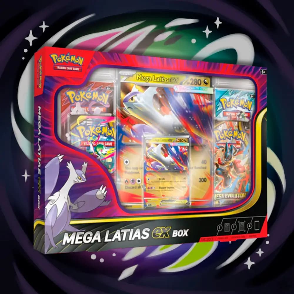 Caja Colección MegaLatias EX - Mega Evolución - Pokemon — Español
