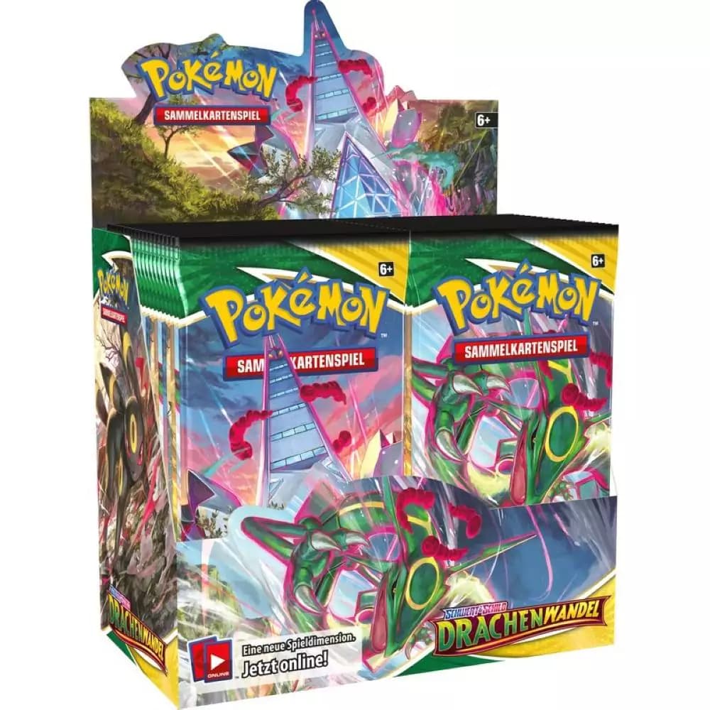 Pokémon Drachenwandel Display DE