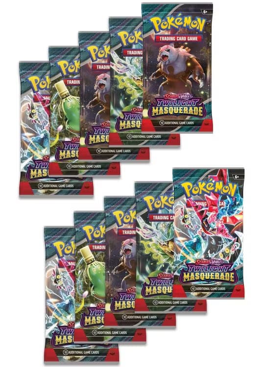 10 Booster Pakker fra SV06 Twilight Masquerade — Inglés