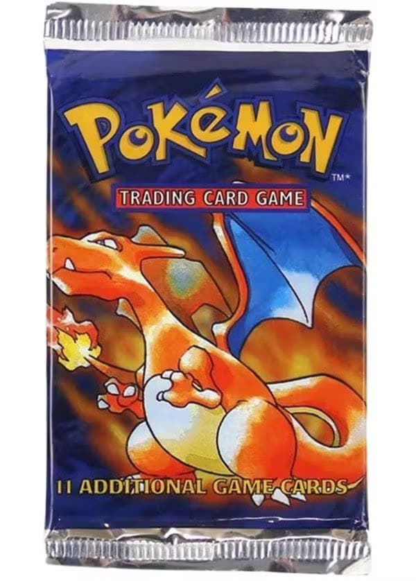 Booster Pack - Base Set - Charizard pack art — Inglés