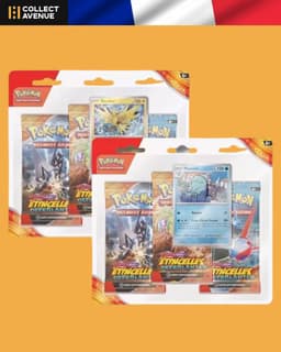 Pokémon - Tripack 3 Boosters - EV08 Étincelles Déferlantes - Version Française