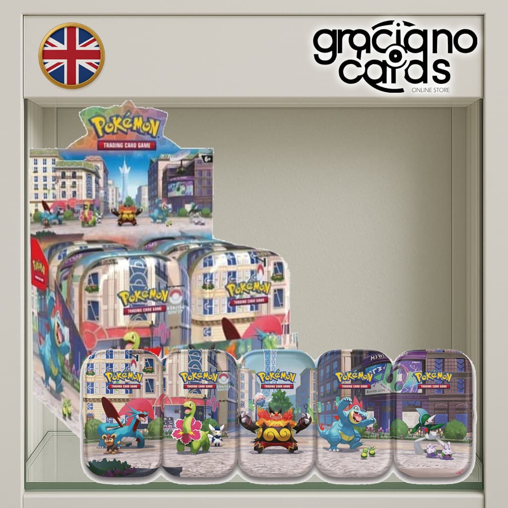 Mini Latas Ciudad Luminalia | Cartas Pokémon | 2026 — Inglés / unidad-aleatoria