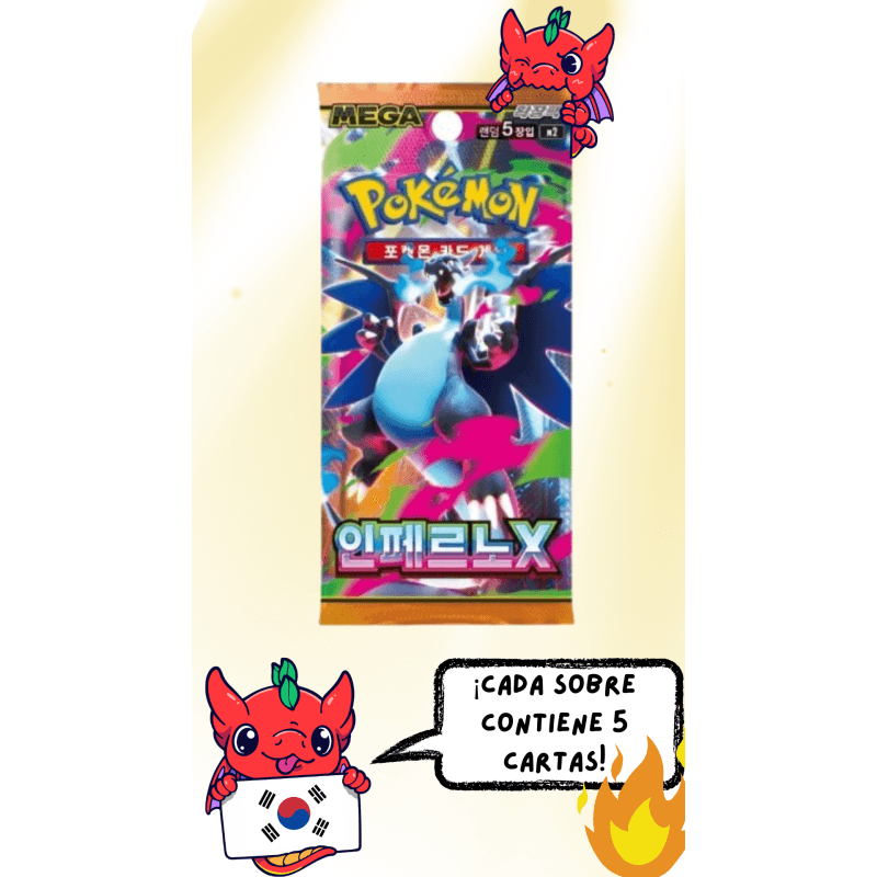 Sobre Pokemon TCG Infierno X Coreano