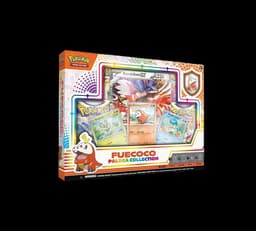PREMIUM COLLECTION - PALDEA QUAXLY / FUECOCO / SPRIGATITO [ES] — FUECOCO