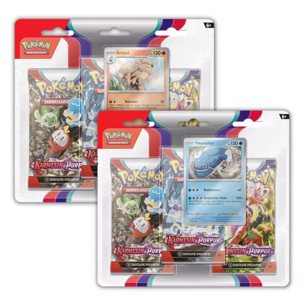 Pokémon Karmesin & Purpur Blister DE