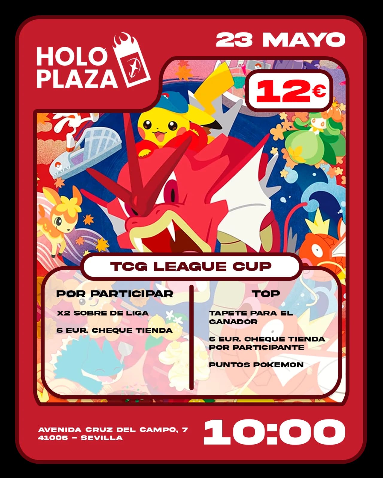 Pokémon TGC League Cup Sábado 23 Mayo 10:00