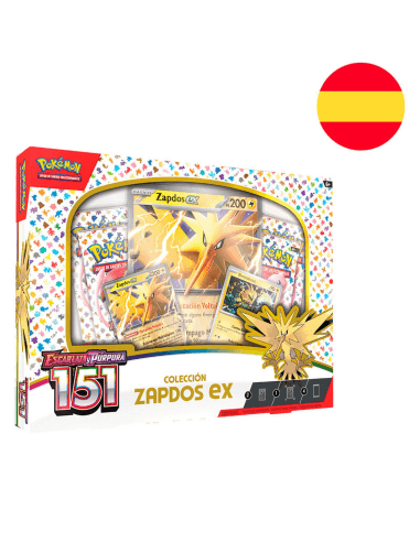 POKEMON TCG - ESCARLATA Y PURPURA 151 - COLECCION ZAPDOS EX - ESP