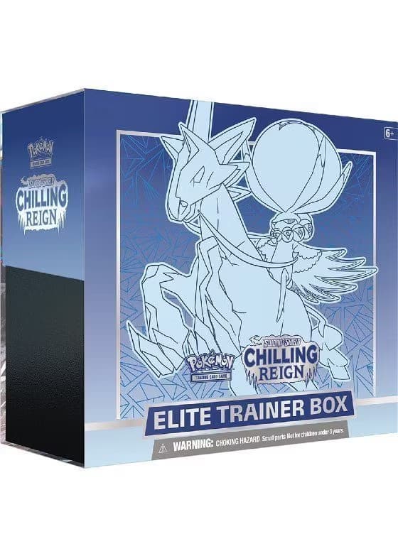 Elite Trainer Box - Blå - SWSH Chilling Reign — Inglés