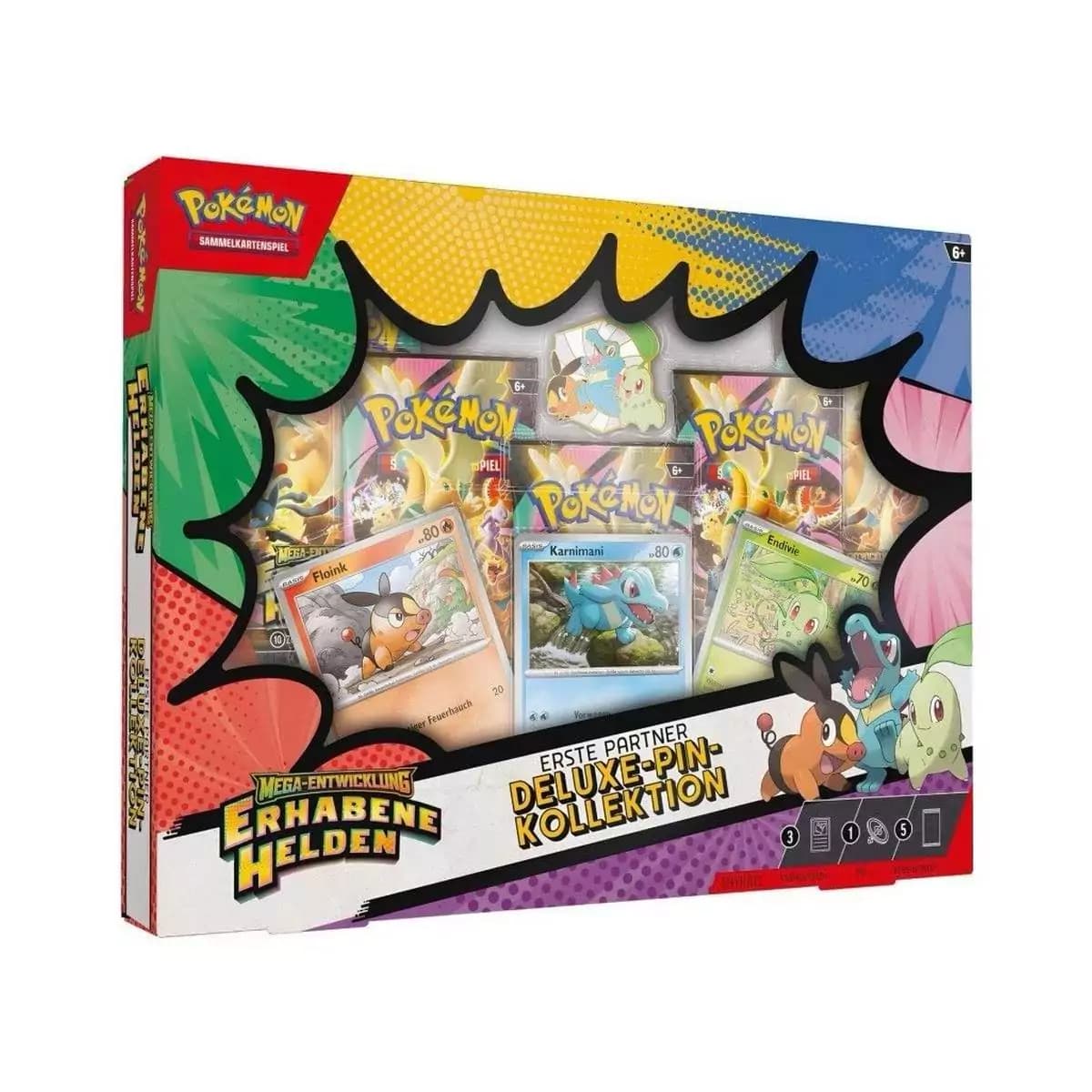 Pokémon Erhabene Helden Deluxe-Pin-Kollektion Deutsch
