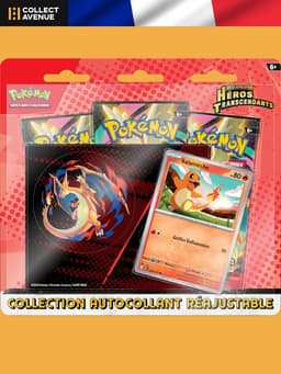 Pokémon - Tripack Salamèche Héros Transcendants ME2.5 - Version Française