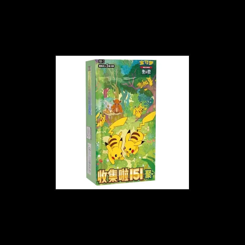 Caja 15 Sobre Pokemon Collect 151C Pikachu & Friends Chino