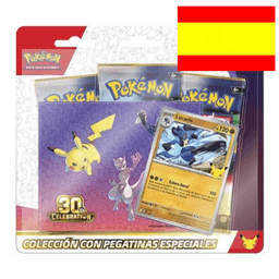 Colección con Pegatinas Celebración 30° Aniversario — Español / Lucario