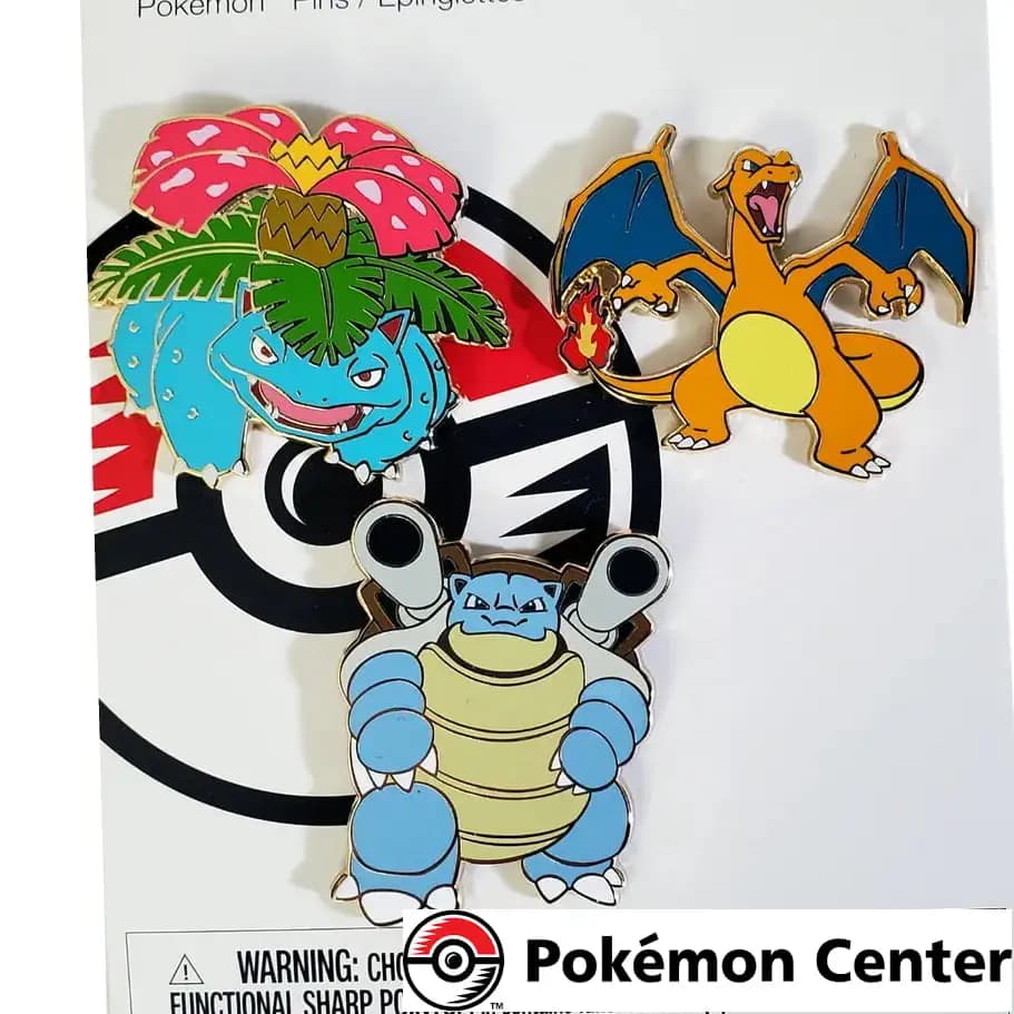 PRO SIN LÍMITES - Pin - Venusaur, Charizard y Blastoise - Pokemon Center