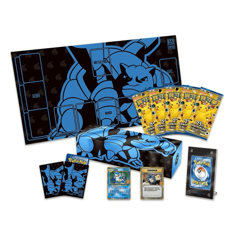 Cofre Pokemon TCG 25th Anniversary Premium Collection Box (Blastoise) | Chino
