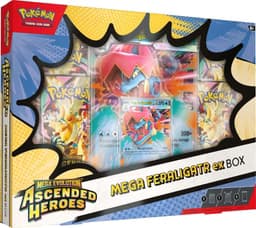 Blíster Megaevolución - Ascended Heroes Colección Mega EX ESPAÑOL — Mega-Feraligatr EX