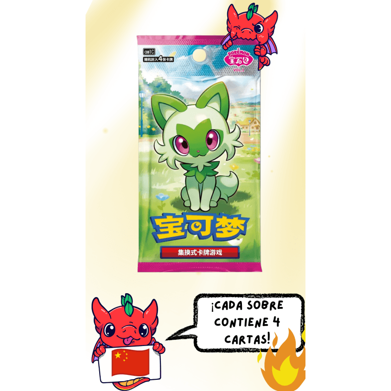 Sobre Pokemon TCG Gempack Chino