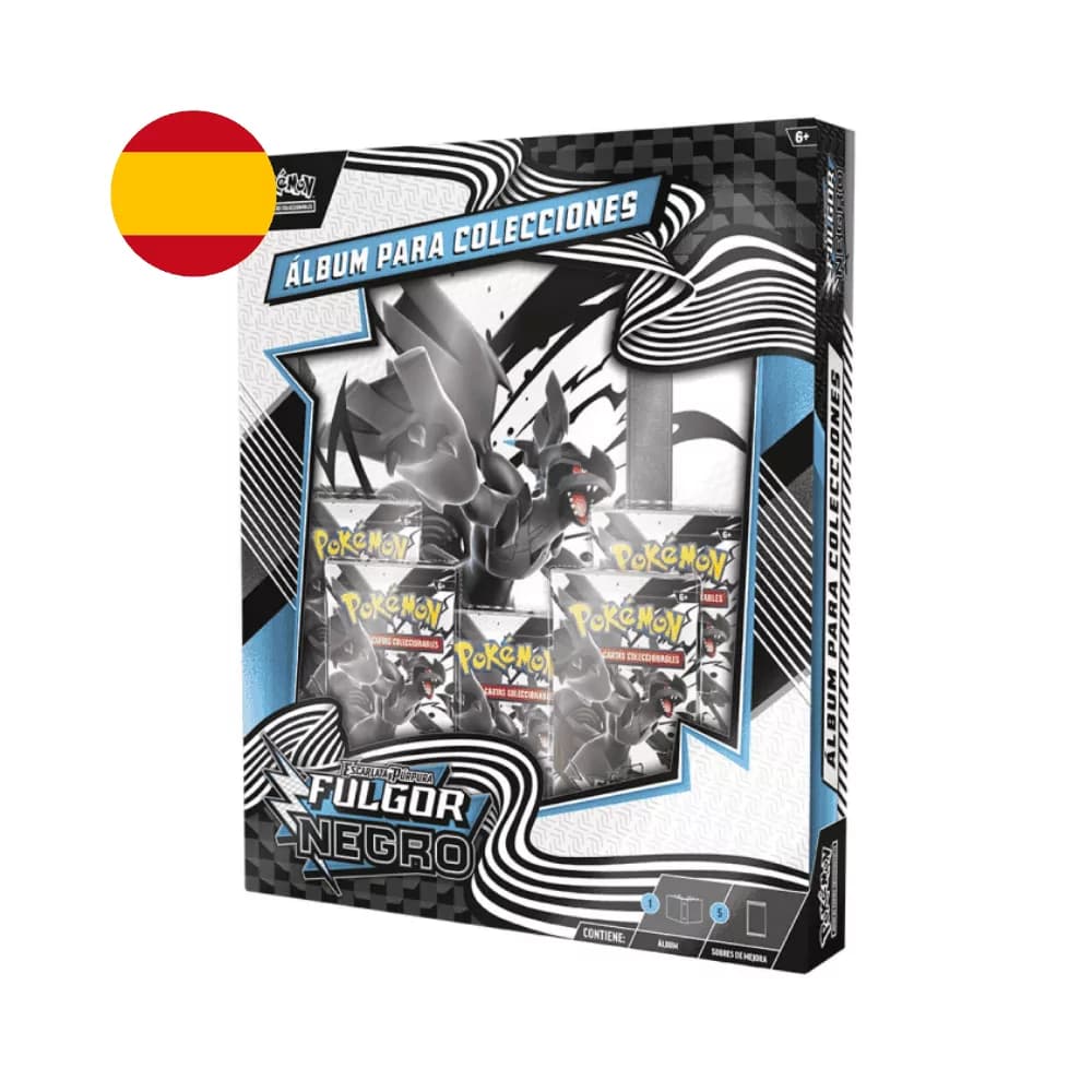 Álbum +5 sobres - POKEMON TCG - Fulgor negro (ESP)