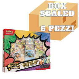 Pokémon Collezione con Spilla Deluxe Sealed Case Ascesa Eroica - 6x Collezioni ITA