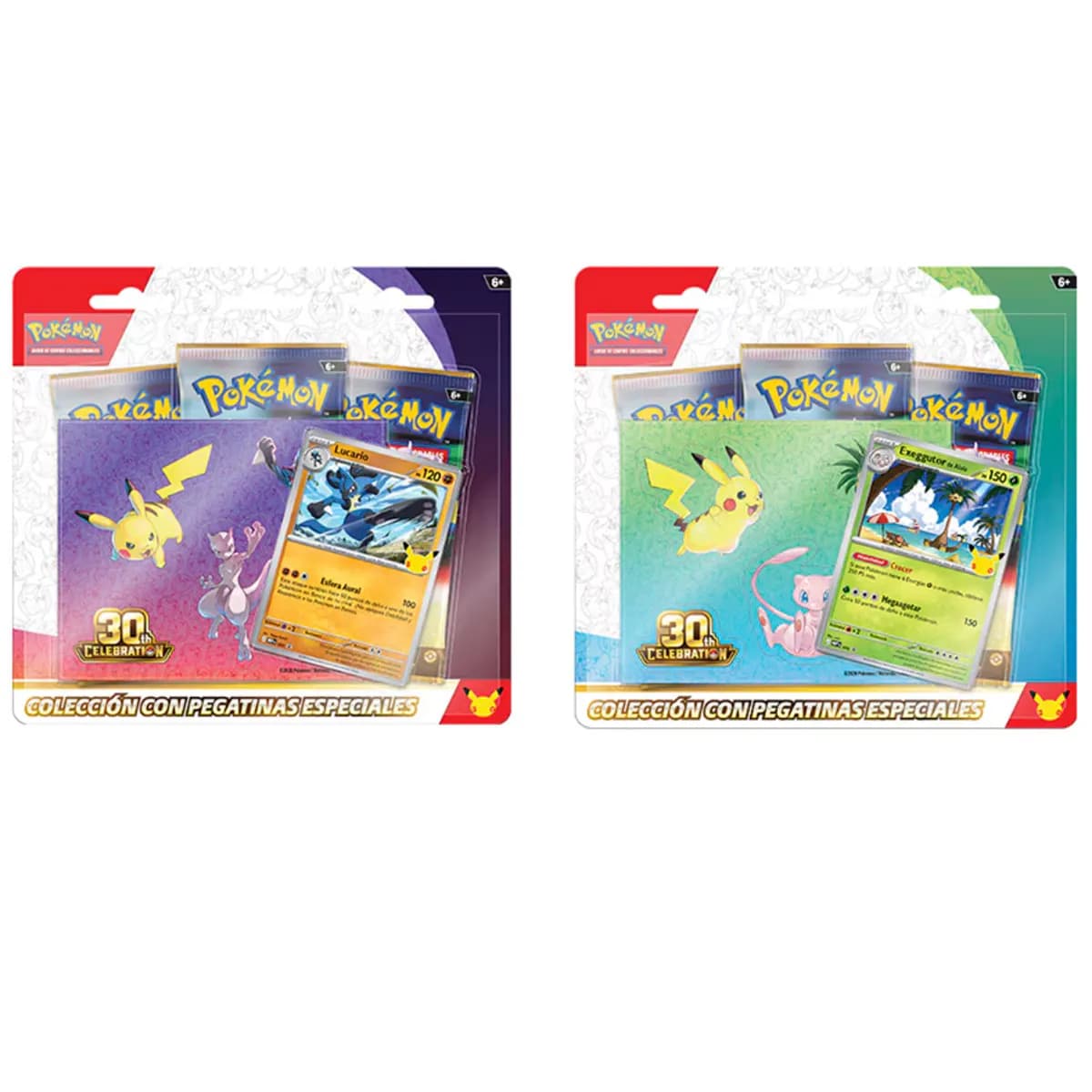 Pokémon TCG 30 Aniversario Blíster Pegatinas Sorpresa
