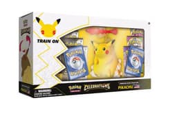 Pokemon Figure Collection Pikachu box Celebrations - Rip & Ship — Inglés